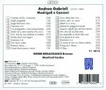 Gabrieli Andrea (1510-1586) - Madrigali (Weser / Renaissance Bremen / Manfred Cordes (Dir))