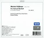 Feldman Morton - For Samuel Beckett (Kammerensemble Für Neue Musik Berlin)
