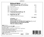 Wetz Richard (1875-1935) - Violin Concerto (Ulf Wallin (Violine) - Markus Köhler (Bariton))