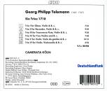 Telemann Georg Philipp (1681-1767) - Six Trios 1718 (Camerata Köln)