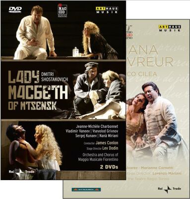 Shostakovich - Cilea - Lady Macbeth Of Mtsensk: Adriana Lecouvreur (Conlon - Charbonnet - Vaneev - Palumbo - Carosi - / DVD Video)