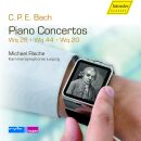 Bach Carl Philipp Emanuel - Piano Concertos Wq.26 - Wq.44 - Wq.20 (Michael Rische (Piano) / Kammersymphonie Leipzig)