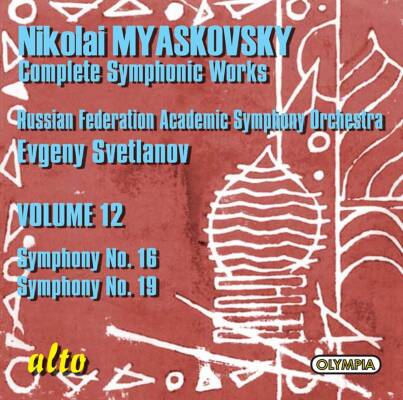 Myaskovsky Nikolay - Complete Symphonic Works - Vol. 12 (Russian Federation Academic Symphony Orchestra)
