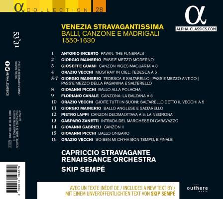 Incerto Antonio / u.a. - Venezia Stravagantissima (Capriccio Stravagante Renaissance Orchestra)