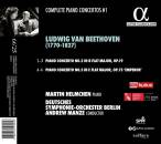 Beethoven Ludwig van - Piano Concertos 2 & 5 Emperor (Martin Helmchen (Piano) - Deutsches SO Berlin)