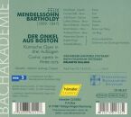 Mendelssohn Bartholdy Felix - Der Onkel Aus Boston: Komische Oper (Bach-Collegium Stuttgart / Rilling Helmuth)