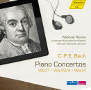 Bach Carl Philipp Emanuel - Piano Concertos Wq.17 - 43 / 4 - 14 (Michael Rische (Piano) - Leipziger Kammerorchester)