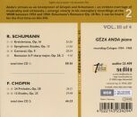 Schumann Robert / Chopin Frederic - Edition Géza Anda: Vol.iii (Géza Anda (Piano))