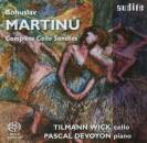 Martinu Bohuslav - Complete Cello Sonatas (Wick Tilmann /...