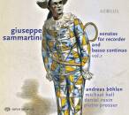 Sammartini Giuseppe (1695-1750 / - Sonatas For Reorder And Basso Continuo: Vol.1 (Andreas Böhlen (Blockflöte)