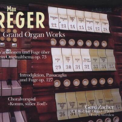 Reger Max - Grand Organ Works (Zacher Gerd)