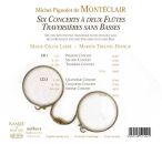 De Monteclair,Michel Pignolet - Sechs Konzerte Für Zwei Traversflöten Ohne Bass (Teupel/Labbe)