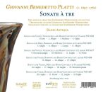 PLATTI Giovanni Benedetto (ca.-) - Sonate À Tre (Radio Antiqua / Trio Sonatas from the Schönborn-Wiesentheid Collection)