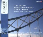 Bach J.S. & C.P.E. / Holliger - Flötenwerke (Felix Renggli (Flöte / Traverso))