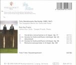 Mendelssohn Bartholdy Felix - Sämtliche Werke Für Cello Und Klavier (Duo Arp Frantz / Ga)