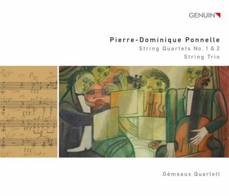 Ponnelle Pierre-Dominique - Streichquartette 1 & 2/streichtrio (Gemeaux Quartett)