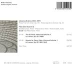 Brahms J. - Piano Trio Op.101: Piano Quartet Op.25 (Münchner Klaviertrio / Widenmeyer Tilo)