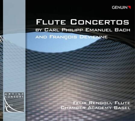 Bach Carl Philipp Emanuel / u.a. - Flute Concertos (Renggli Felix / Chamber Academy Basel)