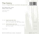 Prokofiev Sergey / Schostakowitsch Dmitri - Outcry, The (Igor Malinovsky (Violine) - Itaman Golan (Piano))