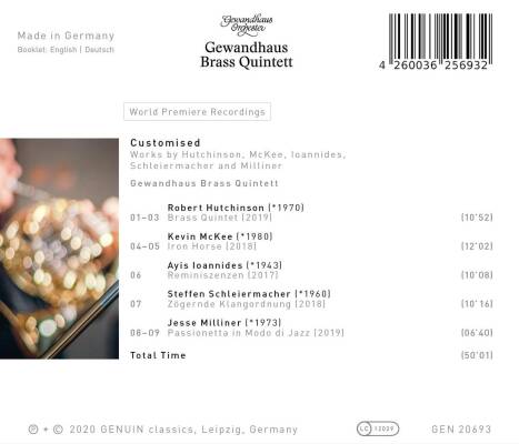 Hutchinson Robert / u.a. - Customised (Gewandhaus Brass Quintett)