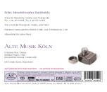 Mendelssohn Bartholdy Felix - Piano Trios (Alte Musik Köln / Koch Tobias)