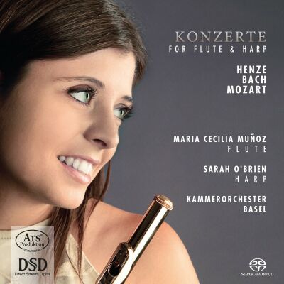 Henze - C.p.e. Bach - Mozart - Konzerte: For Flute & Harp (Munoz - OBrien - Kammerorch. Basel)