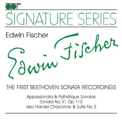 Beethoven / Händel - First Beethoven Sonata Recordings, The (Fischer Edwin / Signature Series)