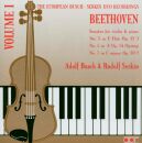 Beethoven Ludwig van - European Busch-Serkin Recordings, The (Adolf Busch (Violine / Rudolf Serkin (Piano / Vol.1: Beethoven)