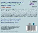 Mozart Wolfgang Amadeus - Piano Concertos 22 & 25 (Brendel Alfred)