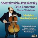 Shostakovich - Myaskovsky - Tchaikovsky - Cello Concertos: Rococo Variations (Rostropovich - u.a.)