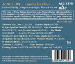 Mozart - Schubert - Barber - Byrd - U.a. - Agnus Dei: Classics For Choir (Choir of Trinity College Cambridge - Marlow)