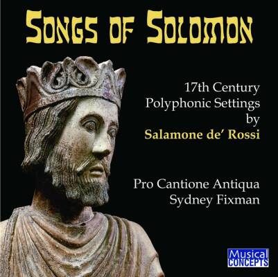 Salamone De Rossi - Salamone De Rossi: Songs Of Solomon (Pro Cantione Antiqua - Sydney Fixman)