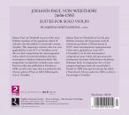 Westhoff Johann Paul Von (1656-1705) - Suites For Solo Violin (Plamena Nikitassova (Violine))