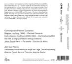 Lindberg Magnus / u.a. - Contemporary Clarinet Concertos (Votano Jean-Luc / Quatuor Danel)