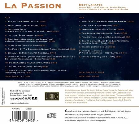 Lakatos - Vecsey - Piazzolla - Vacek - U.a. - La Passion (Roby Lakatos & Ensemble)