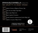 Barbella Emanuele (1718-1777) - Sei Duetti A Due Viole...