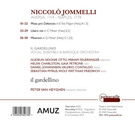 Jommelli Niccolò (1714-1774) - Requiem & Miserere (il gardellino - Peter van Heyghen (Dir))