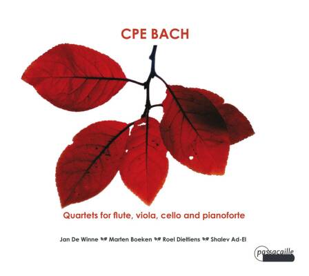 Bach,Carl Philipp Emanuel - Quartette Wq 93-95 / Flötensonaten Wq 132 & (De Winne/Boeken/Dieltiens/Ad El)