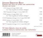 Bach,Johann Sebastian - Sonaten Für Gambe & Cembalo,Bwv 1028,871,884,1 (Ghielmi,Vittorio & Lorenzo)