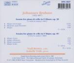 Brahms Johannes (1833-1897) - Die Sonaten Für Klavier Und Violoncello (Niall Brown (Cello) - Isabelle Trüb (Piano))