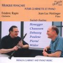 Saint-Saens - Chausson - Honegger - Pierne U.a. - Musique Francaise Pour Clarinette Et Piano (Rapin - Hottinger)