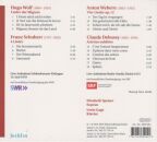Wolf - Schubert - Webern - Debussy - Lieder Von Wolf - Schubert - Webern - Debussy (Elisabeth Speiser - Irwin Gage)