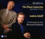 Beethoven Ludwig van - Sämtliche Klavierkonzerte 1-5 / Appassionata (Schiff Andras / Haitink Bernad / SD)