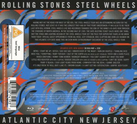 Rolling Stones, The - Steel Wheels Live (Atlantic City 1989,Br+2 CD)