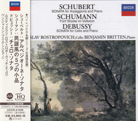 Schubert Franz / Schumann Robert / Debussy Claude - Schubert / Schumann / Debussy (Rostropowitsch Mstislav / Britten Benjamin)