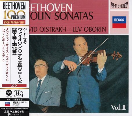 Beethoven Ludwig van - Sonatas For Piano And Violin Vol. 2 (Oistrakh David / Oborin Lev)