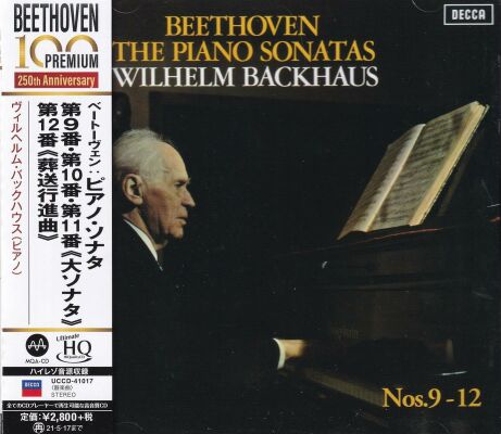 Beethoven Ludwig van - Piano Sonatas Nos. 9-12 (Wilhelm Backhaus)