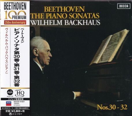 Beethoven Ludwig van - Piano Sonatas Nos. 30-32 (Wilhelm Backhaus)