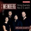 Weinberg Mieczyslaw - String Quartets Nos 2, 5, And 8 (Arcadia String Quartet)