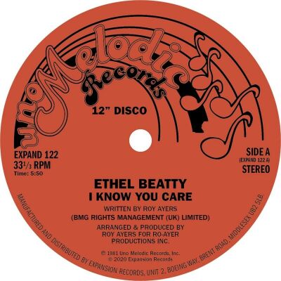 Beatty,Ethel - I Know You Care / Its Your Love